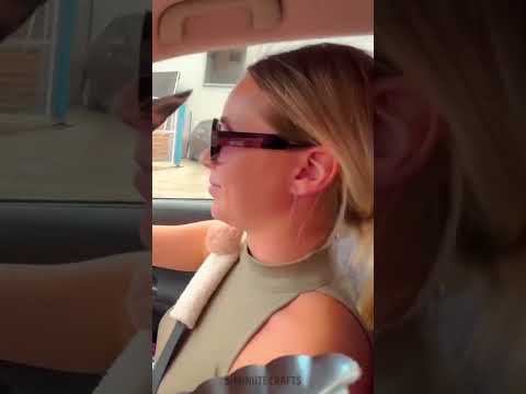 He Cooked a Mouthwatering Burger in the Car! 🍔🚗 #shorts