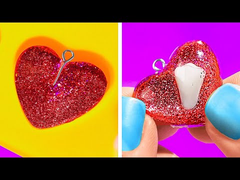 Catchy Epoxy VS Polymer clay crafts. Home Decor and Mini ideas