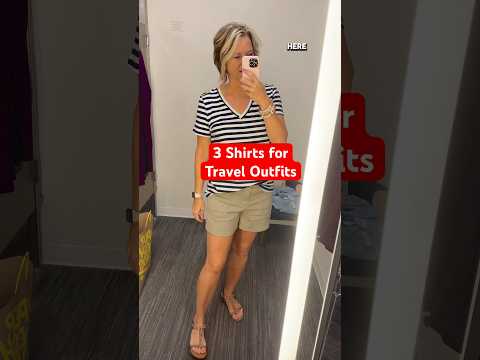 ✈️ 3 Shirts for Travel Outfits from Nordstrom Anniversary Sale 2024 #nsaleonyoutube #traveloutfits