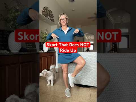 ✈️ Skirt With Shorts Does Not Ride Up! #vacationoutfit #travelstyle #over40fashion