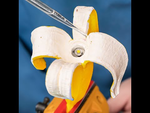 Eco-friendly banana lamp🍌 #shorts