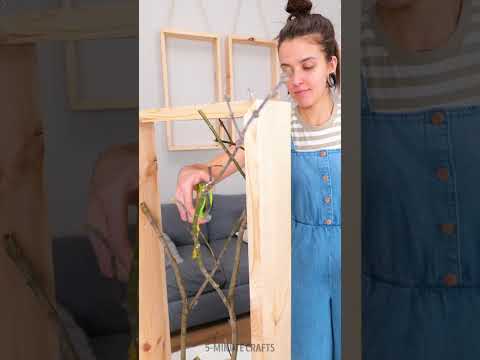 Natural Elegance: Home Decor Ideas with the Use of Wood 🌿✨ #shorts