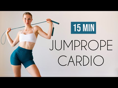 15 MIN JUMP ROPE HIIT (Full Body Cardio Workout)