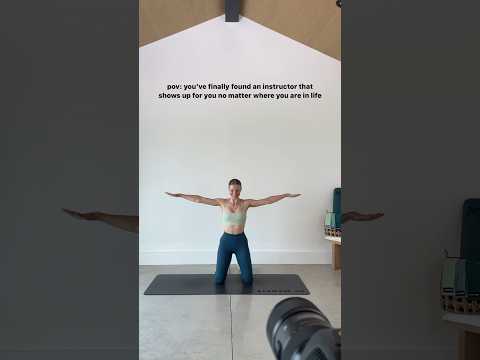 when you’ve finally found an instructor who shows up no matter where you are in life