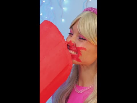 How My Barbie Became a Real Person and Built a Table! 🎀✨ #shorts