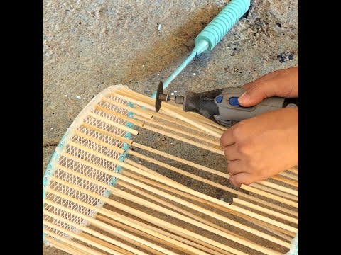 A DIY cage for the birds made out of rackets 🦜 #shorts
