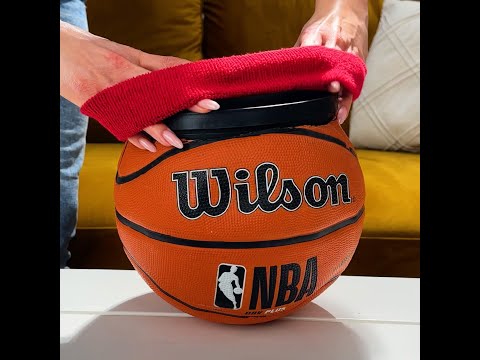 Sports mom crafts basketball inspired vase 🏀 #shorts