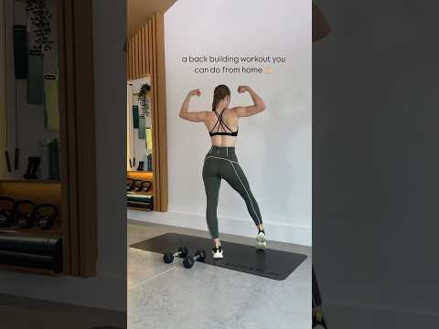 a back building workout you can do FROM HOME!