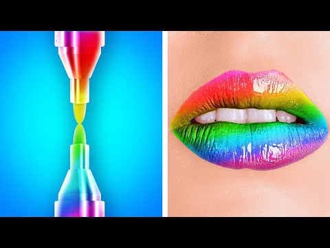 Creative Makeup Hacks And DIY Lipsticks From Natural Ingredients