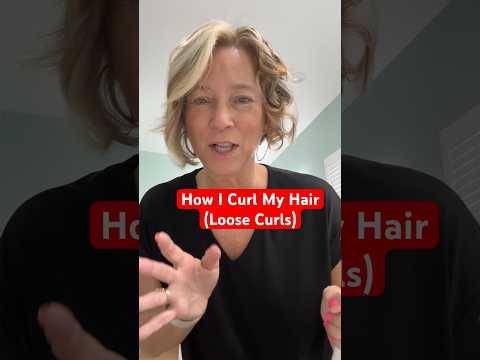 How to Curl Loose Curls in My Hair #loosecurls