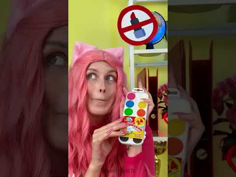 HOW TO TURNN LIPSTICK INTO WATER COLORS 🎨💄 #shorts