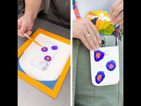 DIY phone case made from recycled materials 👝 #shorts