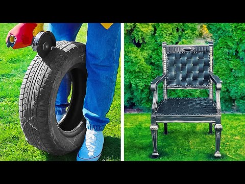 Transform old things into Furniture. New life of Garbage