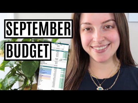 September 2024 Budget | Working on increasing my income, one month ahead on housing, and a med bill