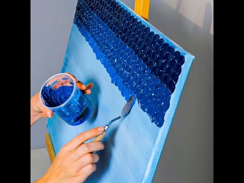 Colour Fusion! 🎨 Embracing the Gradient Art Form 💙 #shorts