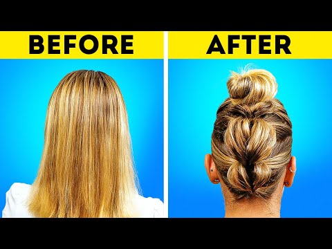 Try New Hairstyles! Beautiful Hair hacks and Transformations