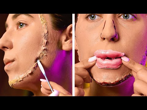 Easy Halloween Makeup & DIY Costumes 🎃 Cool Looks You Can Do at Home! 💀