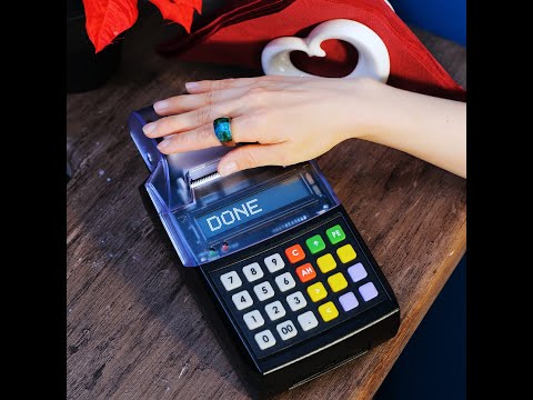 Awesome epoxy ring with payment option! 💍 💸 #shorts