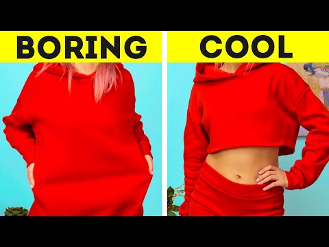 5-minute makeover challenge for old clothes ✂ 👗