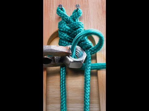 Easy bracelet with hex nuts 🔩 #shorts