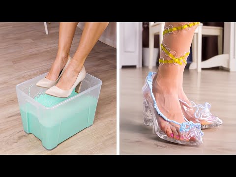 Cool Shoe projects and Helpful Feet ideas