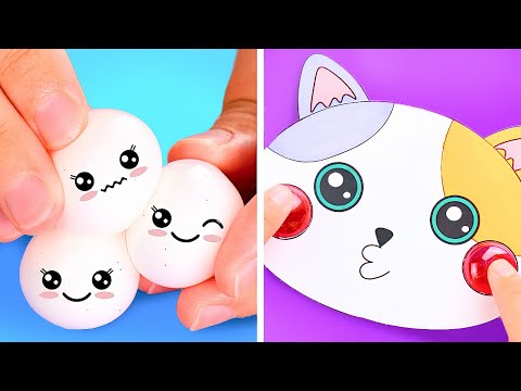 Stress-Free & Squishy! DIY Crafts to Calm Your Nerves 💆✨