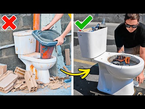 Mind-Blowing Creations from Old Toilets, Washing Machines, And Other Things You May Wanna Throw Away