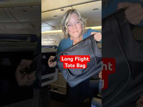 Long Flight Tote Bag I Travel With #nomadlane