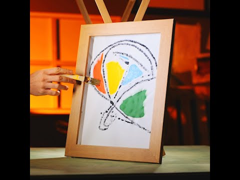 Step-up your painting skills with a few marbles! 🪩