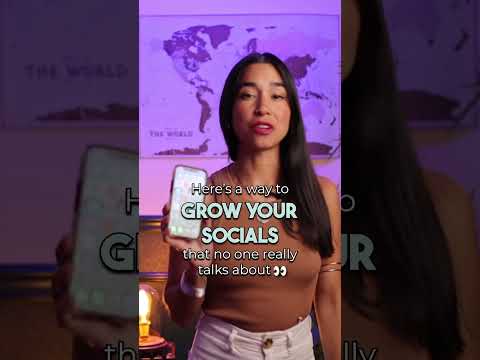 Here’s a way to grow your socials that no one really talks about … 👀  #shorts
