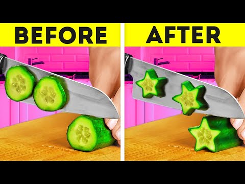 Cool Hacks To Slice And Peel Vegetables And Fruits