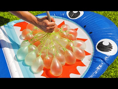 DIY Swimming Pool for Hot Summer Days | Bunch-O-Balloons #shorts