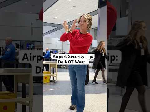 Do Not Wear in Airport Security #traveltips #tsatips #holidaywithyoutube