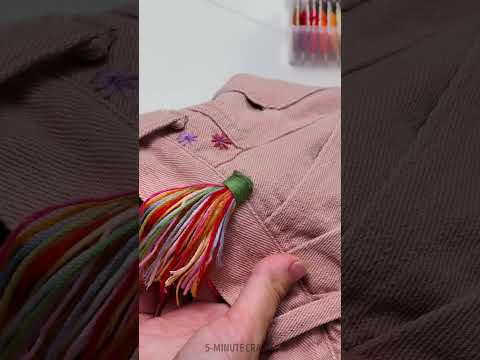 Creative Jeans Embroidery Designs 👖🧵