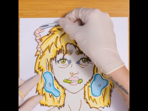 Check out this interesting and beautiful paper transformation 💄 Sound on for ASMR 🔊