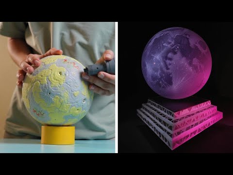 Levitating Moon lamp. DIY Decor ideas anyone Can Make