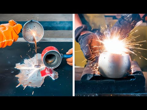 Melt metal and Create Unique beautiful Things