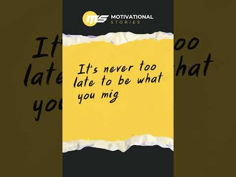 It's Never Too Late 🔥 #motivationalstories #motivation #quotes #shorts