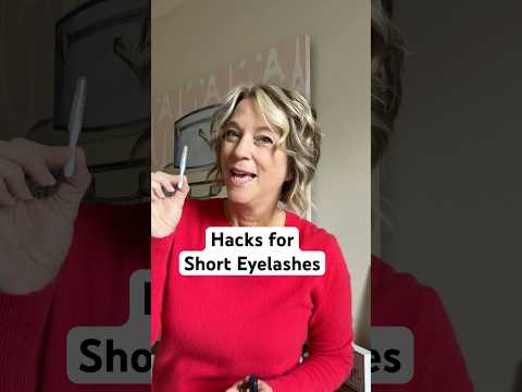 Hack for Eyelashes That are Short or Fine #hacks #over40 #midlife