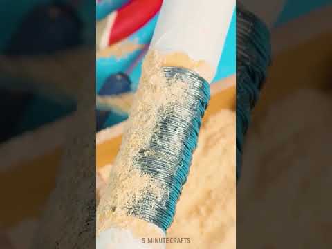 Instructions on how to repair a table leg with glue and wire 😱☺️