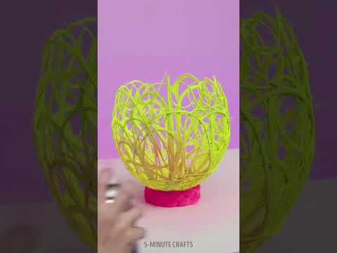 Creating vase using hair 🌺