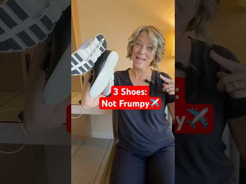 3 Travel Shoes NOT FRUMPY #waterproof #travelshoes #traveltip
