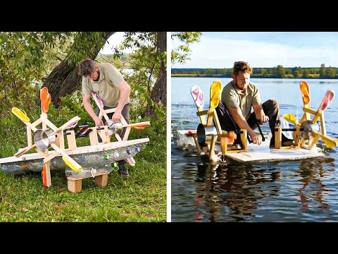 Build your Own Boat! Cool Camping projects for single tourists and companies