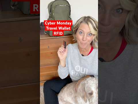 Cyber Monday Travel Wallet for Men #holidaywithyoutube #traveltips