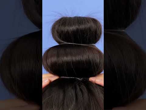 Which hairstyle is the best for Christmas? #shorts #DIY #hair #style