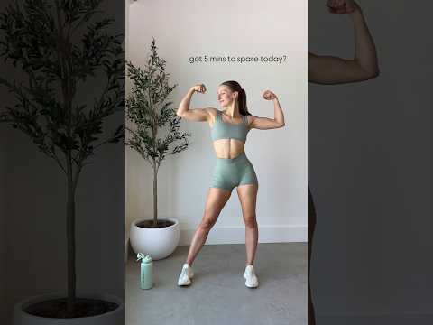 got 5 mins to spare? Do this ARM WORKOUT! #shorts