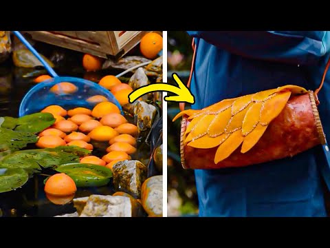 Eco-friendly Bags made by Leaves, Peels, EggShell