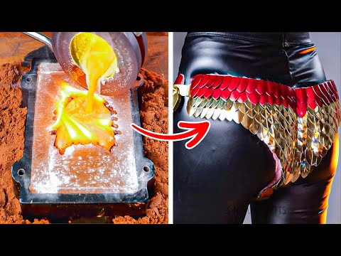 Melt Metal and Create such Beautiful things! Pendant VS Belt