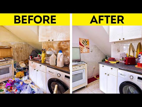 Expert cleaning! Fantastic Makeover of Old Dirty things