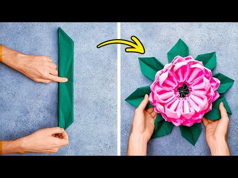 Napkin Folding Ideas for Your Dinner Party